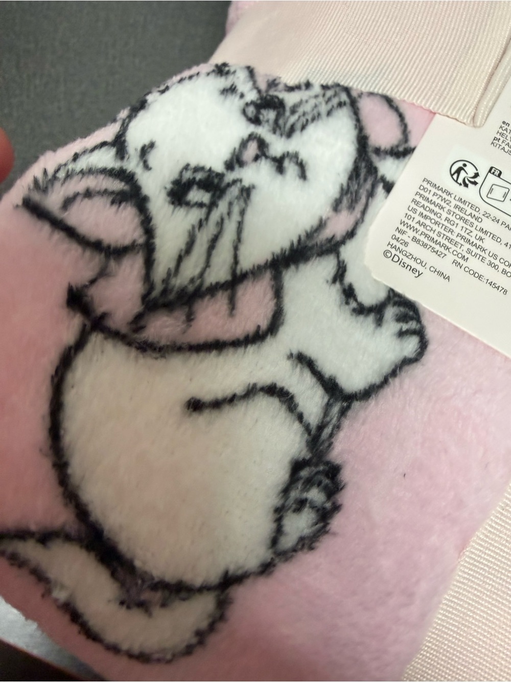 Disney x Primark Pink Aristocats βMarieβ Plush Throw Blanket *NWT - Picture 7 of 10